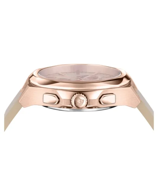 Medusa Chrono Leather Watch-Versace Online