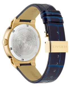 Medusa Infinite Leather Watch-Versace Discount