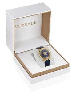 Medusa Infinite Leather Watch-Versace Discount