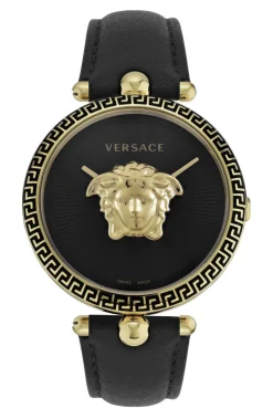 Palazzo Empire Leather Watch-Versace Sale