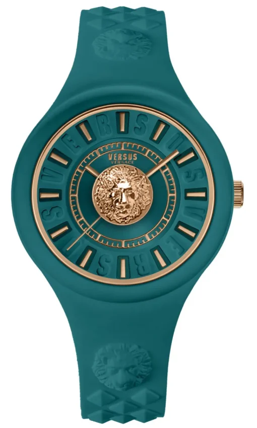 Fire Island Lion Strap Watch-Versus Versace Fashion