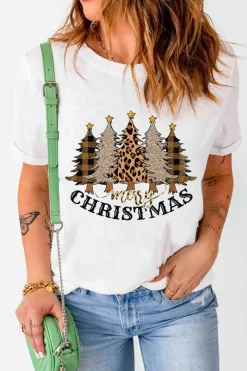 Women's MERRY CHRISTMAS Graphic T-Shirt-PROOZY Sale